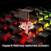 image:imageHyperX Alloy Origins 65  Mechanical Gaming Keyboard  Compact 65 Form Factor  Linear Red Switch  Double Shot PBT Keycaps  RGB LED Backlit  NGENUITY Software CompatibleBlackBlack