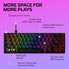image:imageHyperX Alloy Origins 65  Mechanical Gaming Keyboard  Compact 65 Form Factor  Linear Red Switch  Double Shot PBT Keycaps  RGB LED Backlit  NGENUITY Software CompatibleBlackBlack