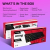 image:imageHyperX Alloy Origins 65  Mechanical Gaming Keyboard  Compact 65 Form Factor  Linear Red Switch  Double Shot PBT Keycaps  RGB LED Backlit  NGENUITY Software CompatibleBlackBlack