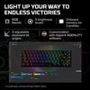 image:imageHyperX Alloy Origins 65  Mechanical Gaming Keyboard  Compact 65 Form Factor  Linear Red Switch  Double Shot PBT Keycaps  RGB LED Backlit  NGENUITY Software CompatibleBlackBlack