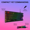 image:imageHyperX Alloy Origins 65  Mechanical Gaming Keyboard  Compact 65 Form Factor  Linear Red Switch  Double Shot PBT Keycaps  RGB LED Backlit  NGENUITY Software CompatibleBlackBlack