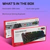 image:imageHyperX Alloy Origins 65  Mechanical Gaming Keyboard  Compact 65 Form Factor  Linear Red Switch  Double Shot PBT Keycaps  RGB LED Backlit  NGENUITY Software CompatibleBlackBlack