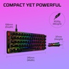 image:imageHyperX Alloy Origins 65  Mechanical Gaming Keyboard  Compact 65 Form Factor  Linear Red Switch  Double Shot PBT Keycaps  RGB LED Backlit  NGENUITY Software CompatibleBlackBlack
