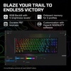 image:imageHyperX Alloy Origins 65  Mechanical Gaming Keyboard  Compact 65 Form Factor  Linear Red Switch  Double Shot PBT Keycaps  RGB LED Backlit  NGENUITY Software CompatibleBlackBlack PBT
