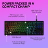 image:imageHyperX Alloy Origins 65  Mechanical Gaming Keyboard  Compact 65 Form Factor  Linear Red Switch  Double Shot PBT Keycaps  RGB LED Backlit  NGENUITY Software CompatibleBlackBlack PBT