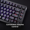 image:imageHyperX Alloy Rise 75  HotSwappable 75 Mechanical Gaming Keyboard PC Ambient Light Sensor Gasket Mounted HyperX Linear Switches75 Size