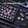image:imageHyperX Alloy Rise 75  HotSwappable 75 Mechanical Gaming Keyboard PC Ambient Light Sensor Gasket Mounted HyperX Linear Switches75 Size