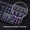 image:imageHyperX Alloy Rise 75  HotSwappable 75 Mechanical Gaming Keyboard PC Ambient Light Sensor Gasket Mounted HyperX Linear SwitchesFull Size