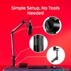 image:imageHyperX Caster Microphone and Camera Arm ToolLess Adjustment Broad Compatibility Cable Management Sturdy Black