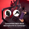 image:imageHyperX Caster Microphone and Camera Arm ToolLess Adjustment Broad Compatibility Cable Management Sturdy Black