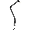 image:imageHyperX Caster Microphone and Camera Arm ToolLess Adjustment Broad Compatibility Cable Management Sturdy Black