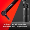 image:imageHyperX Caster Microphone and Camera Arm ToolLess Adjustment Broad Compatibility Cable Management Sturdy Black