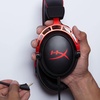 image:imageHyperX Cloud Alpha  Gaming Headset Dual Chamber Drivers Legendary Comfort Aluminum Frame Detachable Microphone Works on PC PS4 PS5 Xbox One Xbox Series XS Nintendo Switch and Mobile  RedWired Pack of 10