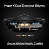 image:imageHyperX Cloud Alpha Wireless  Gaming Headset for PC 300hour battery life DTS HeadphoneX Spatial Audio Memory foam Dual Chamber Drivers Noisecanceling mic Durable aluminum frameRed