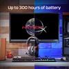 image:imageHyperX Cloud Alpha Wireless  Gaming Headset for PC 300hour battery life DTS HeadphoneX Spatial Audio Memory foam Dual Chamber Drivers Noisecanceling mic Durable aluminum frameRed