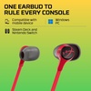 image:imageHyperX Cloud Earbuds II  14mm Drivers Four Eartips HardShell Carrying Case LowProfile 90 Plug 35mm Plug Builtin Microphone MultiFunction Button PC Mobile Nintendo Switch  RedRed