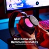 image:imageHyperX Cloud Flight 2  Wireless Gaming Headset Customizable RGB Lighting with Removable Earcup Plates up to 100 Hours of Battery Life 24GHz amp Bluetooth MultiPlatform Compatibility  WhiteBlack