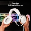 image:imageHyperX Cloud III  Wired Gaming Headset PC PS5 Xbox Series XS Angled 53mm Drivers Memory Foam Durable Frame UltraClear 10mm Mic USBC USBA 35mm  White