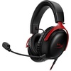 image:imageHyperX Cloud III  Wired Gaming Headset PC PS5 Xbox Series XS Angled 53mm Drivers Spatial Audio Memory Foam Durable Frame UltraClear 10mm Mic USBC USBA 35mm  BlackRedBlackRed