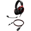 image:imageHyperX Cloud III  Wired Gaming Headset PC PS5 Xbox Series XS Angled 53mm Drivers Spatial Audio Memory Foam Durable Frame UltraClear 10mm Mic USBC USBA 35mm  BlackRedBlackRed