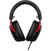 image:imageHyperX Cloud III  Wired Gaming Headset PC PS5 Xbox Series XS Angled 53mm Drivers Spatial Audio Memory Foam Durable Frame UltraClear 10mm Mic USBC USBA 35mm  BlackRedBlackRed