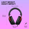 image:imageHyperX Cloud III  Wired Gaming Headset PC PS5 Xbox Series XS Angled 53mm Drivers Spatial Audio Memory Foam Durable Frame UltraClear 10mm Mic USBC USBA 35mm  BlackRedBlackRed
