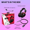 image:imageHyperX Cloud III  Wired Gaming Headset PC PS5 Xbox Series XS Angled 53mm Drivers Spatial Audio Memory Foam Durable Frame UltraClear 10mm Mic USBC USBA 35mm  BlackRedBlackRed