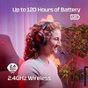 image:imageHyperX Cloud III  Wired Gaming Headset PC PS5 Xbox Series XS Angled 53mm Drivers Spatial Audio Memory Foam Durable Frame UltraClear 10mm Mic USBC USBA 35mm  BlackRedBlack