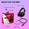 image:imageHyperX Cloud III  Wired Gaming Headset PC PS5 Xbox Series XS Angled 53mm Drivers Spatial Audio Memory Foam Durable Frame UltraClear 10mm Mic USBC USBA 35mm  BlackRedBlack