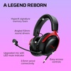 image:imageHyperX Cloud III  Wired Gaming Headset PC PS5 Xbox Series XS Angled 53mm Drivers Spatial Audio Memory Foam Durable Frame UltraClear 10mm Mic USBC USBA 35mm  BlackRedBlackRed