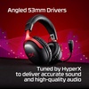 image:imageHyperX Cloud III S  Wireless Gaming Headset for MultiPlatform 24GHz Bluetooth Battery Life up to 120 Hours 24GHz  200 Hours Bluetooth 53mm Angled Drivers Detachable Mic  BlackBlackRed