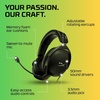 image:imageHyperX Cloud Stinger 2  Wireless Gaming Headset  Compatible with PC Noisecancelling Swiveltomute Microphone Comfortable Memory Foam UP to 20 hours of battery lifeBlackBlack