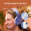 image:imageHyperX Cloud Stinger 2  Wireless Gaming Headset  Compatible with PC Noisecancelling Swiveltomute Microphone Comfortable Memory Foam UP to 20 hours of battery lifeBlackBlue