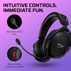 image:imageHyperX Cloud Stinger 2  Wireless Gaming Headset  Compatible with PC Noisecancelling Swiveltomute Microphone Comfortable Memory Foam UP to 20 hours of battery lifeBlackBlackRed