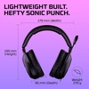image:imageHyperX Cloud Stinger 2  Wireless Gaming Headset  Compatible with PC Noisecancelling Swiveltomute Microphone Comfortable Memory Foam UP to 20 hours of battery lifeBlackBlack