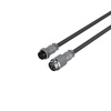 image:imageHyperX Coiled Cable  Durable Coiled Cable Stylish Design 5Pin Aviator Connector USBC to USBA  RedBlackGrey