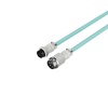 image:imageHyperX Coiled Cable  Durable Coiled Cable Stylish Design 5Pin Aviator Connector USBC to USBA  RedBlackLight GreenWhite