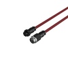 image:imageHyperX Coiled Cable  Durable Coiled Cable Stylish Design 5Pin Aviator Connector USBC to USBA  RedBlackRedBlack