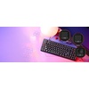 image:imageHyperX Eve 1800  Gaming Keyboard 1800 Form Factor10 Zone Customizable RGB Lighting Builtin Media Buttons Membrane Switches  BlackCompact