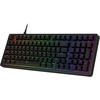 image:imageHyperX Eve 1800  Gaming Keyboard 1800 Form Factor10 Zone Customizable RGB Lighting Builtin Media Buttons Membrane Switches  BlackCompact