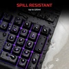 image:imageHyperX Eve 1800  Gaming Keyboard 1800 Form Factor10 Zone Customizable RGB Lighting Builtin Media Buttons Membrane Switches  BlackFull Size