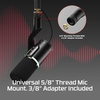 image:imageHyperX FlipCast Streaming XLRUSB Dynamic Microphone for PC MacOS PlayStation Nintendo Switch Broadcast Quality USB XLR Universal Mount Black
