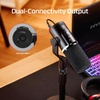 image:imageHyperX FlipCast Streaming XLRUSB Dynamic Microphone for PC MacOS PlayStation Nintendo Switch Broadcast Quality USB XLR Universal Mount Black