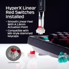 image:imageHyperX Origins 2 1800  Gaming Keyboard PC Swappable Housing Hotswap Switches High Profile 1800 Layout 8k Polling Adjustable Angle Mechanical SwitchesBlack
