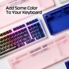 image:imageHyperX Origins 2 1800  Gaming Keyboard PC Swappable Housing Hotswap Switches High Profile 1800 Layout 8k Polling Adjustable Angle Mechanical SwitchesBlue