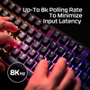 image:imageHyperX Origins 2 1800  Gaming Keyboard PC Swappable Housing Hotswap Switches High Profile 1800 Layout 8k Polling Adjustable Angle Mechanical SwitchesBlack