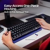 image:imageHyperX Origins 2 65  Gaming Keyboard PC Swappable Housing Hotswap Switches High Profile 65 Layout 8k Polling Adjustable Angle Mechanical SwitchesBlack