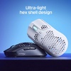 image:imageHyperX Pulsefire Haste  Gaming Mouse  UltraLightweight 60g Honeycomb Shell Hex Design HyperFlex USB Cable Up to 16000 DPI 6 Programmable Buttons  WhitePinkBlack