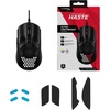 image:imageHyperX Pulsefire Haste  Gaming Mouse  UltraLightweight 60g Honeycomb Shell Hex Design HyperFlex USB Cable Up to 16000 DPI 6 Programmable Buttons  WhitePinkBlack