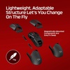 image:imageHyperX Pulsefire Saga Pro  Wireless Gaming Mouse for PC Modular Design Interchangeable Parts 4k Polling 72g Lightweight Frame Wireless Instant Pair Black